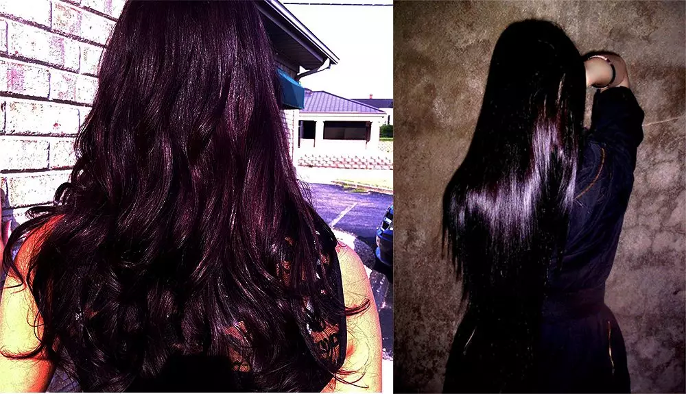 Фіолетові волосся (84 фото): бузковий колір і інші відтінки, фарбування русявого пасом в коричнево-фіолетовий, синьо-фіолетовий і інші кольори 5343_44