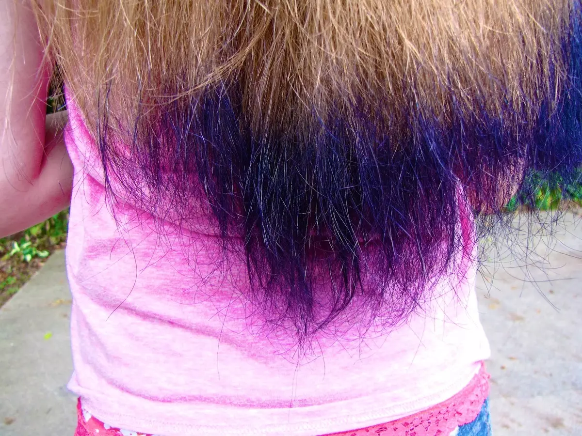 बैंगनी बाल (84 फोटो): लिलाक और अन्य रंग, ब्राउन-बैंगनी, नीले बैंगनी और अन्य रंगों में गोरा किनारा 5343_78