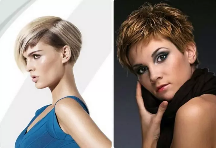 נמס עבור שיער קצר (66 תמונות): תספורות נשים יפה מאוד אופנתי עם התכה, סוגי טכניקות וצבעים 5349_63