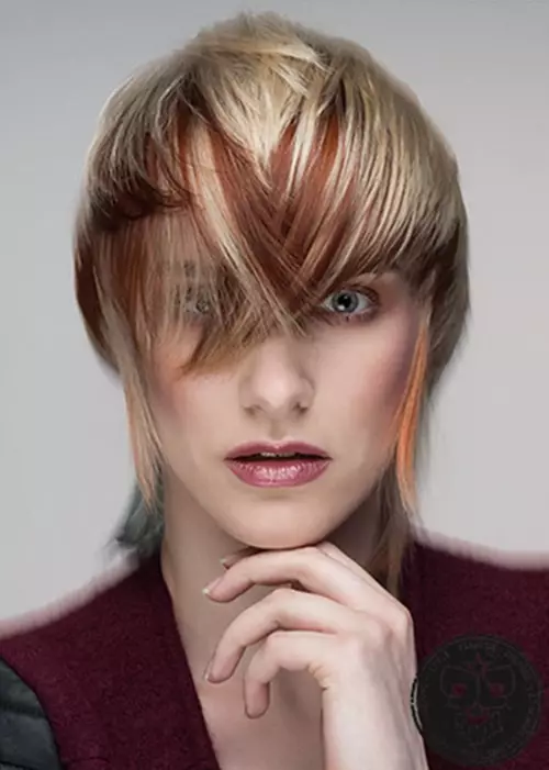 Sulaminen vaaleilla vaaleilla hiuksilla (24 valokuvaa): Värinvalinnan hienous, menettelyn ominaisuudet 5365_15