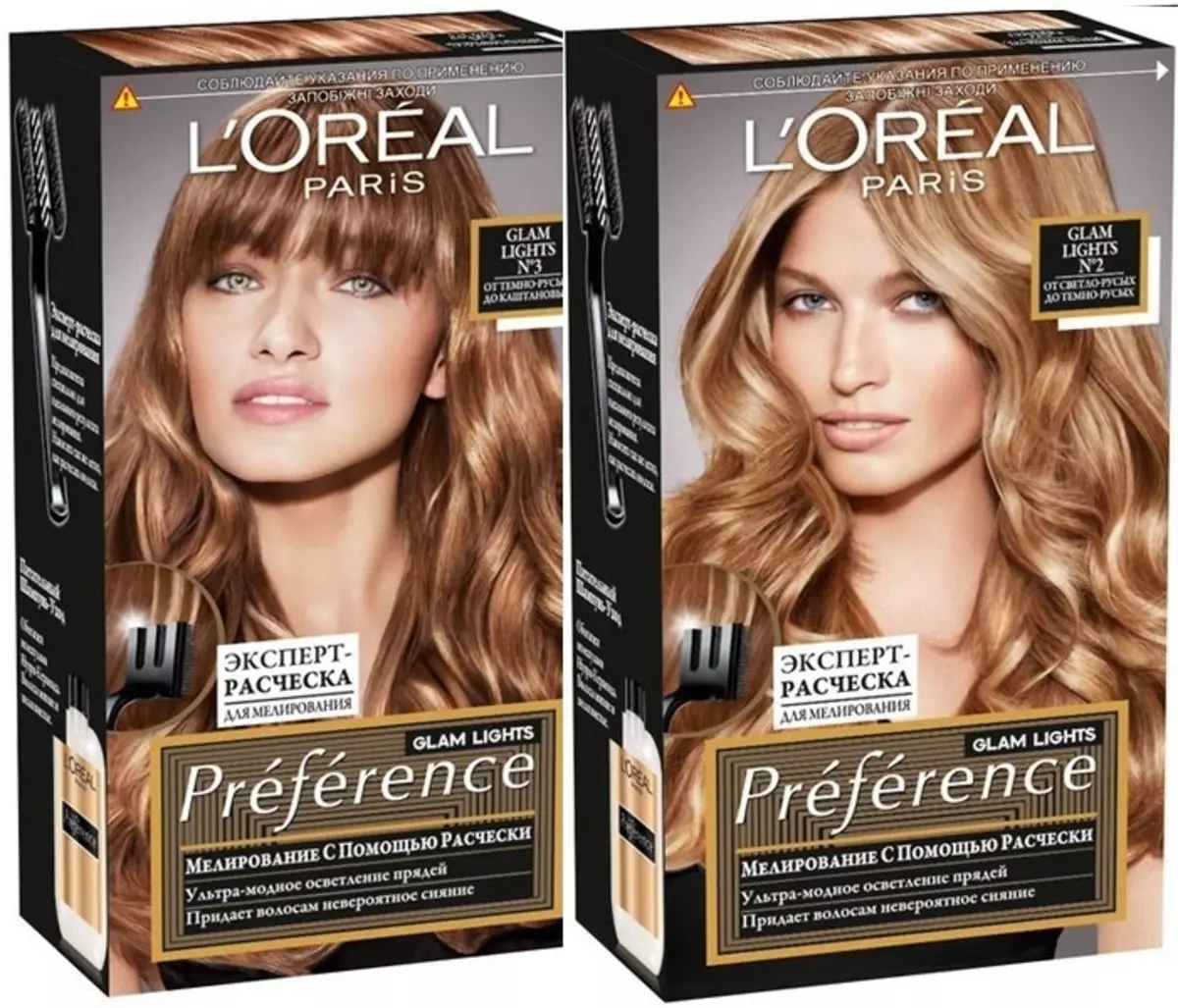 Lydymosi dažai: kas yra geriausias dažų, kad plaukai būtų namuose? Profesionalūs dažai Loreal. 5372_21