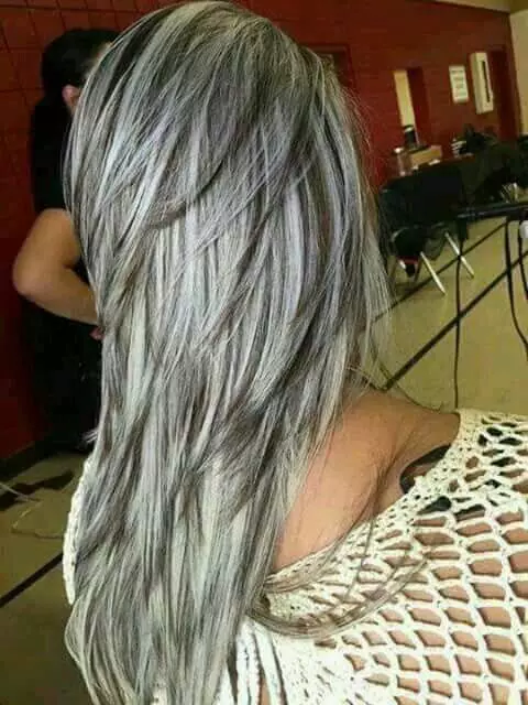 ASHLING（60写真）：暗くてブロンドの髪の灰色の色合いの溶融、カラー灰の金髪の髪の着色 5381_14