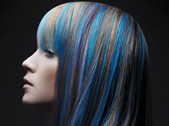 נטיות אופנתיות בעיתוי של שיער (69 תמונות): צבעים אופנתיים, חידושים של הדגשת. איזה מכתים עכשיו באופנה? 5385_6