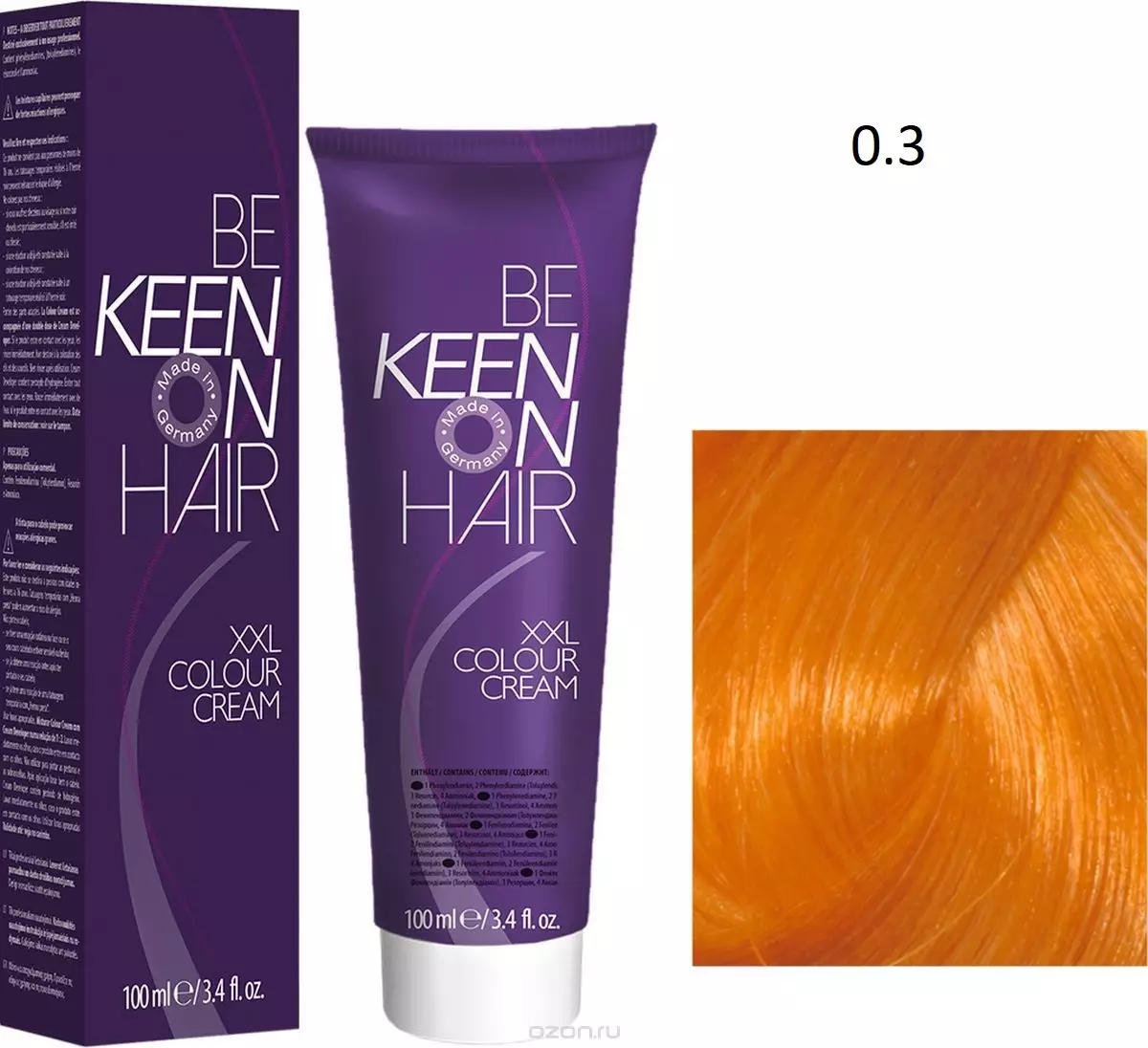 Keen Hair Paint (26 photos): Professional German Paint Be Keen On Hair, Flower Palette, Reviews 5397_16