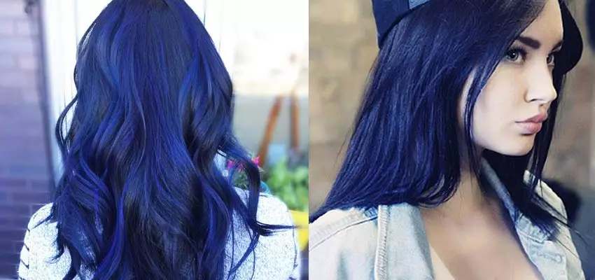 Blue Hair Paint: Ülevaade vastupidavatest juuste värvidest sinise tumpiga, helesinisest kuni mustade ja siniste toonideni 5402_14