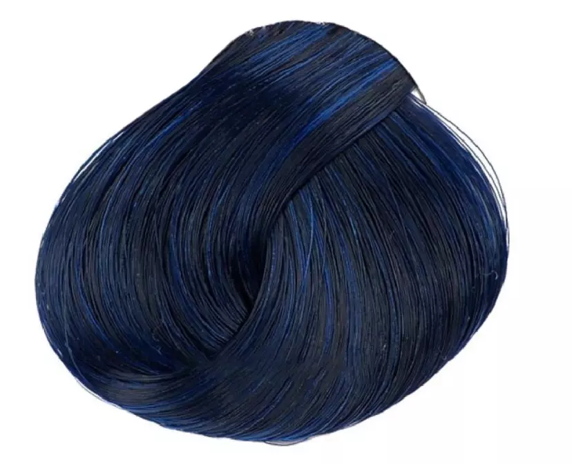 Sininen hiukset Paint: Yleiskatsaus kestävistä hiusmaaleista sinisellä Tump, vaaleansinisestä mustalle ja sinisille 5402_18