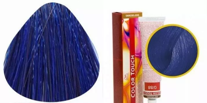 Sininen hiukset Paint: Yleiskatsaus kestävistä hiusmaaleista sinisellä Tump, vaaleansinisestä mustalle ja sinisille 5402_19