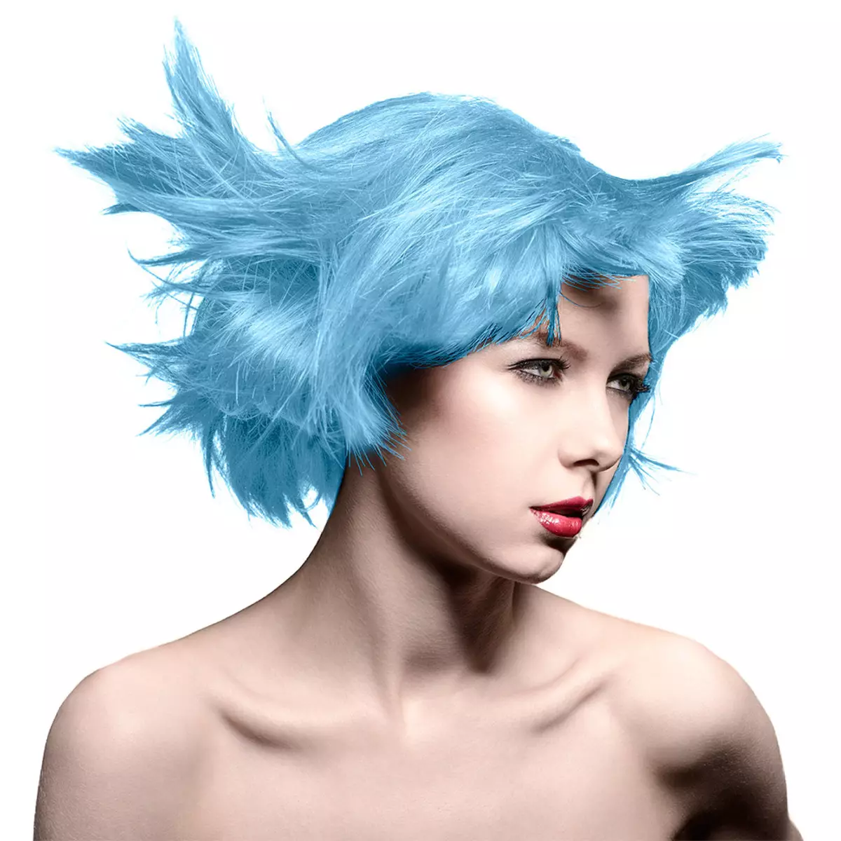 Sininen hiukset Paint: Yleiskatsaus kestävistä hiusmaaleista sinisellä Tump, vaaleansinisestä mustalle ja sinisille 5402_28