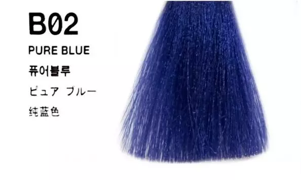 رنگ مو آبی: مرور کلی رنگ های مقاوم در برابر رنگ با سوزن آبی، از آبی روشن به سایه های سیاه و سفید 5402_32