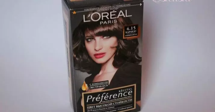 Cat rambut L'Oreal Paris (60 gambar): Palet warna dan warna cat profesional, ciri-ciri siri Colorista dan profesional, prodigy dan lain-lain, ulasan 5414_60