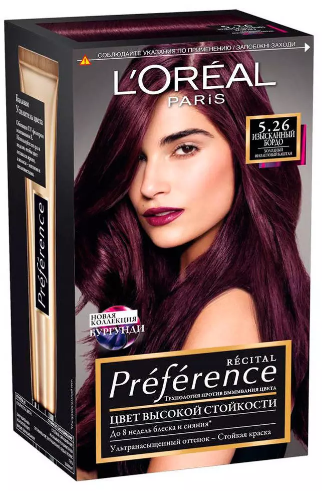 Boja za kosu L'Oreal Pariz (60 fotografija): paleta boja i nijansi profesionalne boje, karakteristike serije Colorista i profesionalni, prodorni i drugi, recenzije 5414_7