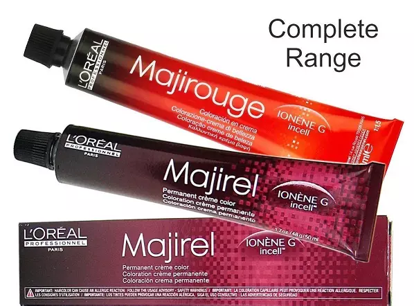 Majirel Hair Paint (24 ဓါတ်ပုံများ) - Profession Promper Clements သည် L'Oreal အလုပ်ရှင်များမှ Palette, အသုံးပြုရန်ညွှန်ကြားချက်များ, ပြန်လည်သုံးသပ်ခြင်းများ 5416_10