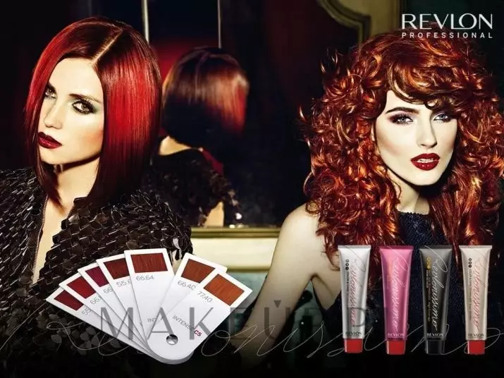 Cét rambut revlon: palét warna profésional, Revlevonsimo krokat sareng anu sanés, ulasan 5427_15