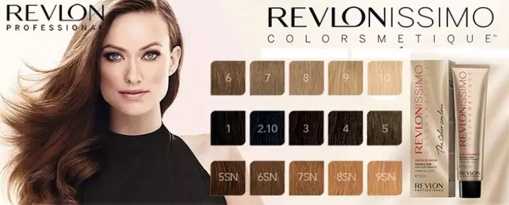 Cét rambut revlon: palét warna profésional, Revlevonsimo krokat sareng anu sanés, ulasan 5427_3