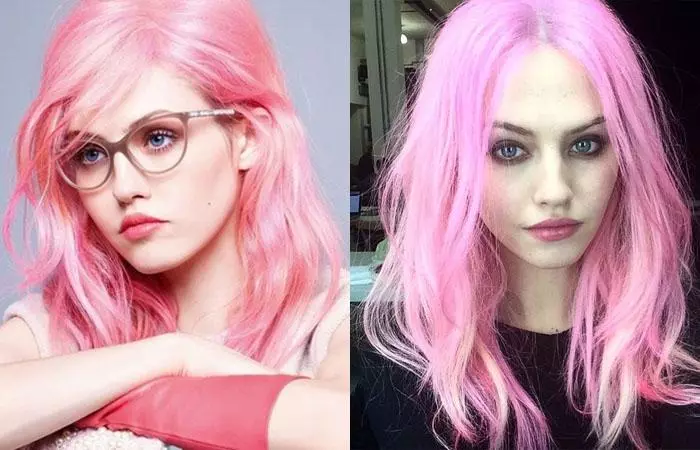 Pink Hair Paint (39 Slike): Odporne barvne barve 