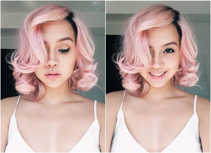 Pintura de cabelo rosa (39 fotos): cor resistente pinturas 