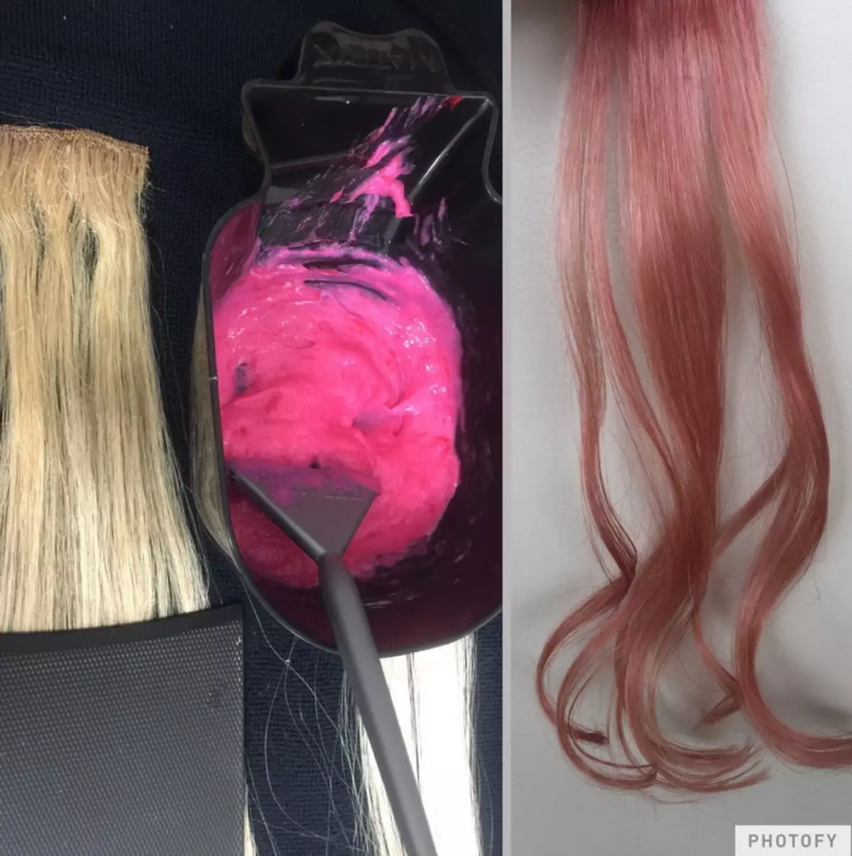 الطلاء الوردي الشعر (39 صور): مقاومة اللون دهانات 