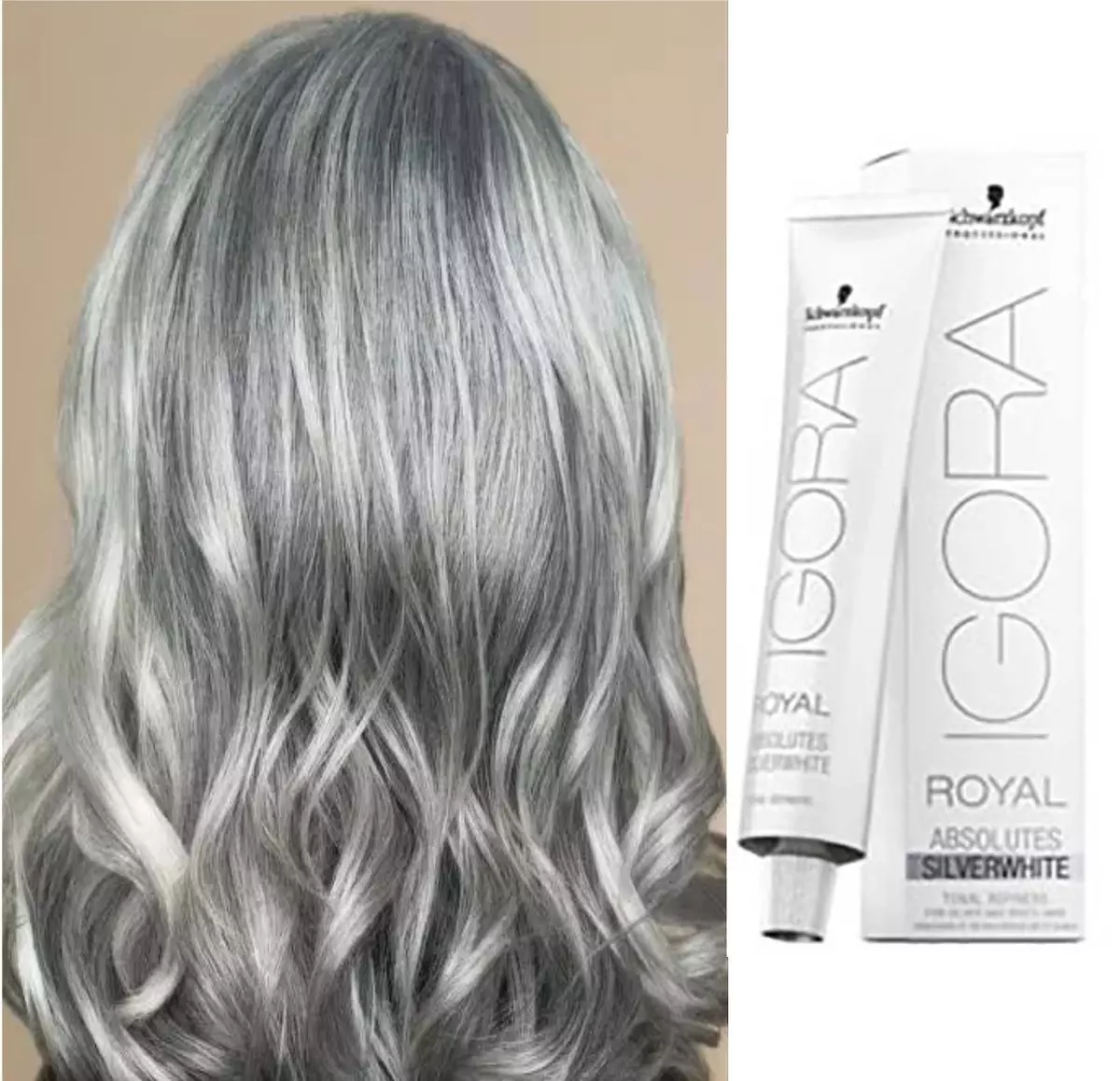 Malen Sie für graue Haare (56 Fotos): Bewertung der besten Marken professioneller Farbe zur Färbung von grauen Haaren, Farbauswahl. Wie male ich grau zu Hause? 5432_32
