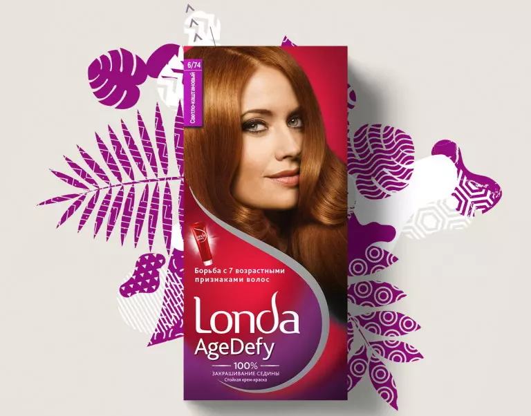Londa Χρώματα μαλλιών (41 φωτογραφίες): παλέτα λουλουδιών, χαρακτηριστικά των επαγγελματικών χρωμάτων Londacolor Professional και άλλες σειρές, ανάμειξη τόνοι και σχόλια 5436_25
