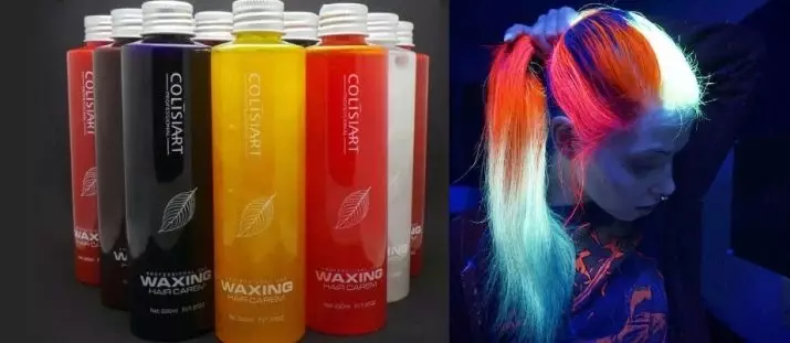 Neon коса боя: Как да изберем боя, светещ в тъмното? Плюсове и минуси на флуоресцентна боя 5441_8