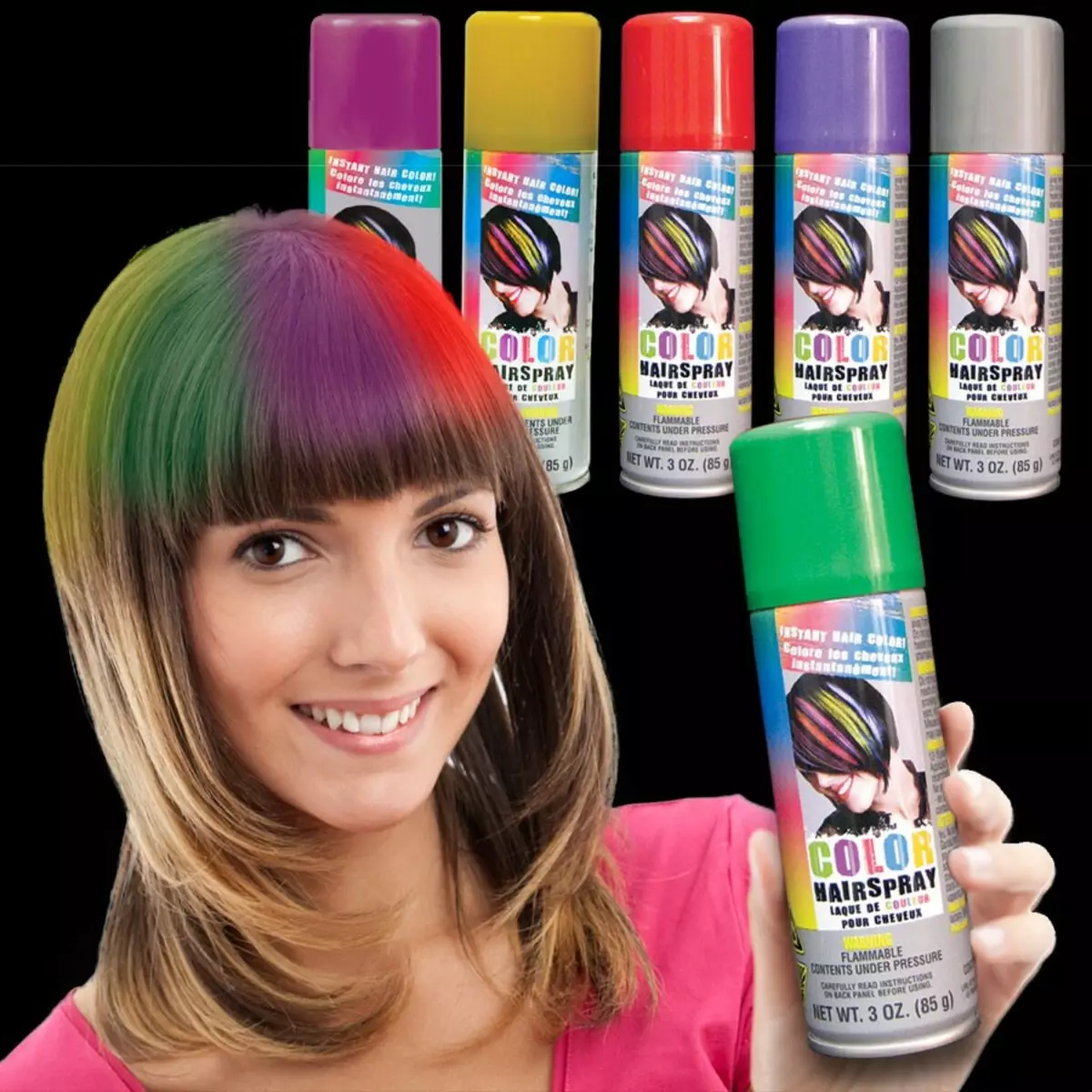 Ψεκασμός μαλλιών: Επιλέγοντας χρώματα σε μπαλόνια καθαρισμού για ρίζες μαλλιών. Χαρακτηριστικά του έγχρωμου χρώματος μιας ημέρας 5444_37