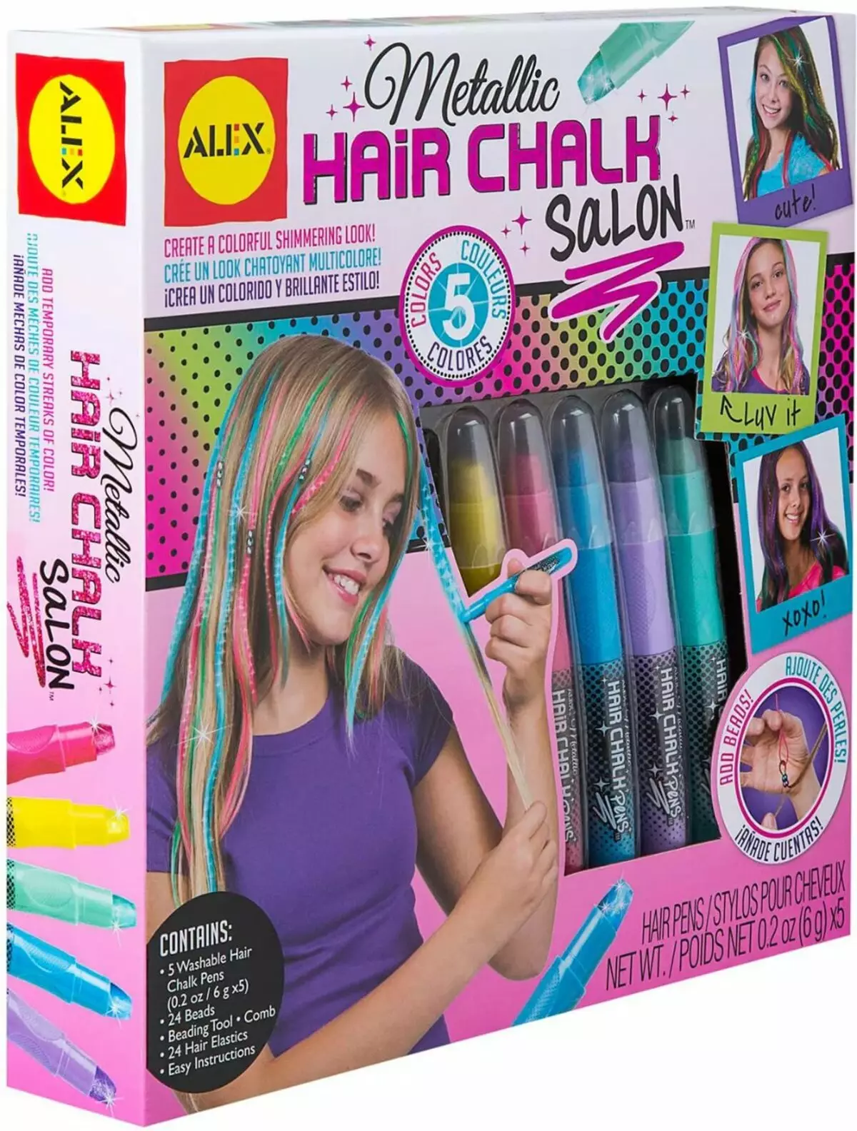 Vernice per capelli per bambini: come scegliere un bagno con acqua e come applicare il set di colori per capelli? 5456_6