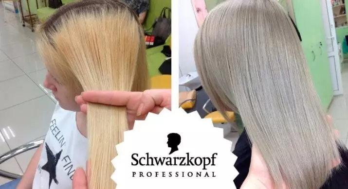 Hair festék Schwarzkopf (39 fotó): Virág palettán. Vonalak Color Expert, Perfect Mousse és mások. Szakmai festékek-habok és festékek-habok, vélemények 5458_39