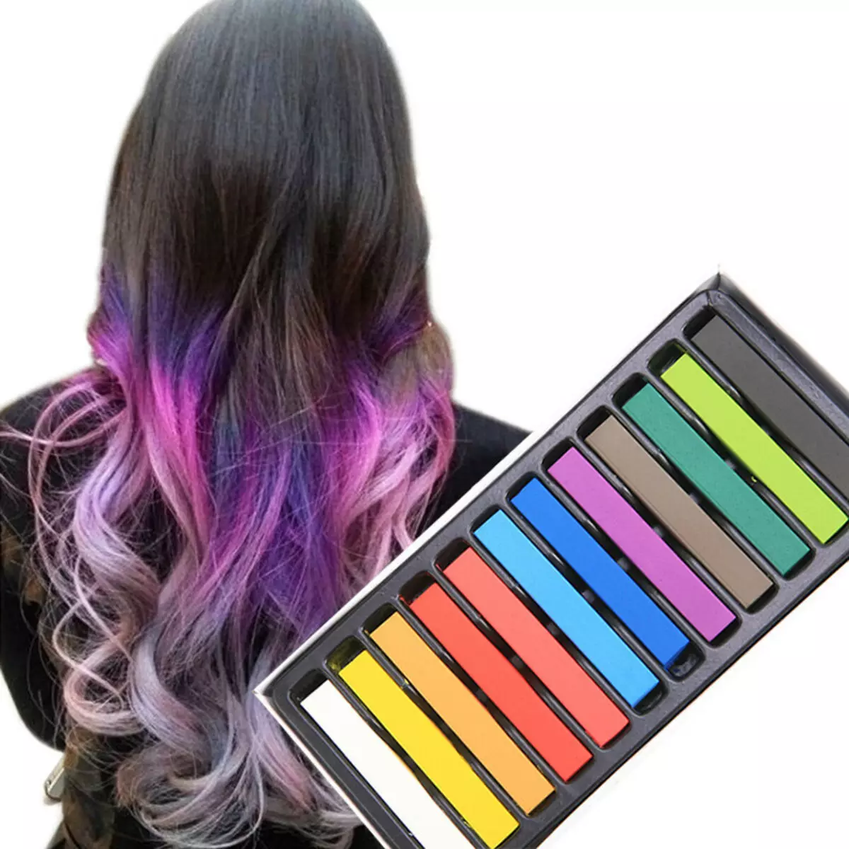 Цвят на косата боя: Как да се избере най-добрия многоцветна боята за кичури? Как да рисувате тъмна и руса коса? 5468_28