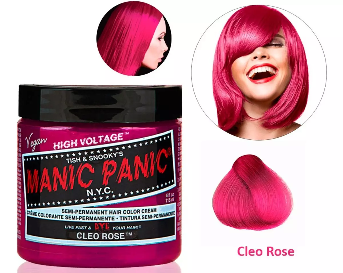 Color hair paint: How to choose the best multicolored paint for strands? How to paint dark and blonde hair? 5468_8