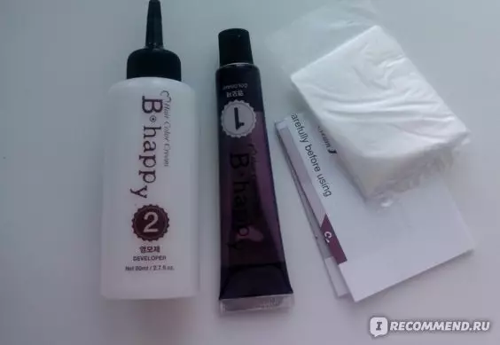 Korean Hair Paint: Mga Tampok ng Intensive Paints nang walang Ammonia mula sa Korea, Paglalarawan ng Bosnic Paint at iba pa, Mga Review 5470_14