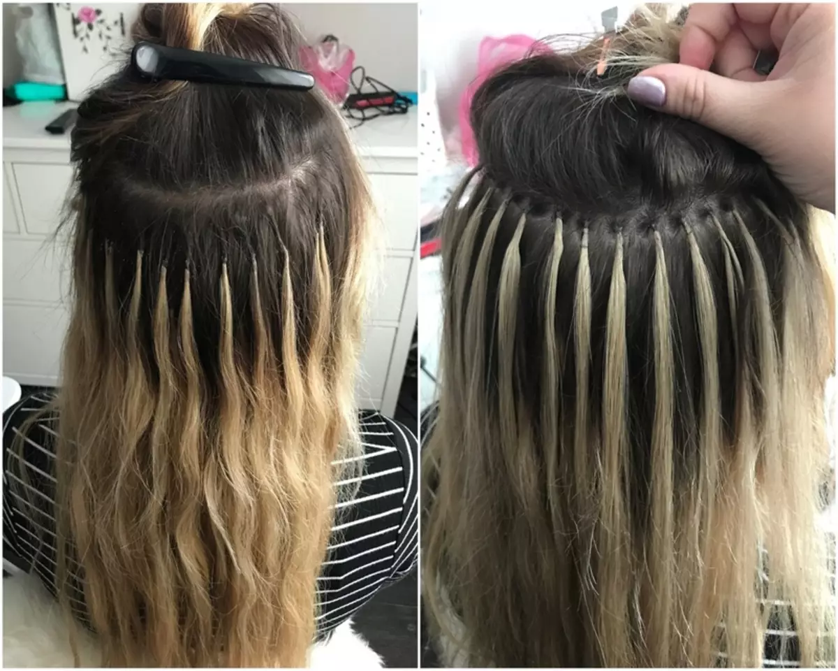 સ્ફોટશીલ વિસ્તરણ બાદ વ્યાપક વાળ કાળજી કેવી રીતે વાળ શીંગો માટે કાળજી? ઘરમાં તે વ્યાપક વાળ કરેક્શન હાથ ધરવા માટે શક્ય છે? 5497_23