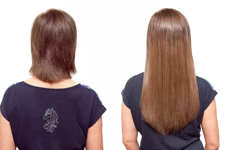 Huolehtiminen laaja hiusten jälkeen Kapselipolysakkaridiantigeenin laajennus: miten hoitaa hiukset kapseleita? Onko mahdollista tehdä korjausta laajojen hiukset kotona? 5497_9