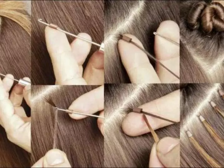 頭髮延伸（162張照片）：現代外觀和技術更好？是否有可能在薄毛上做日語和其他延伸？關於廣泛的頭髮的評論 5498_47