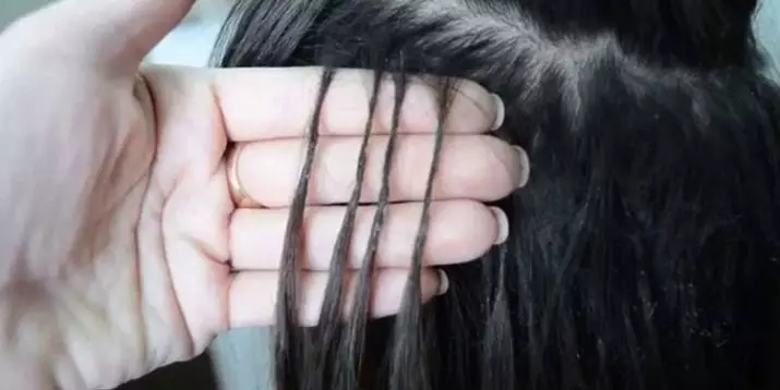 Mikrokapsuläre Haarverlängerungen (20 Fotos): wählen Mikrokapseln für kurze oder lange Haare, verfügt der slawischen Haar mit Haarschnitt, Bewertungen 5499_14