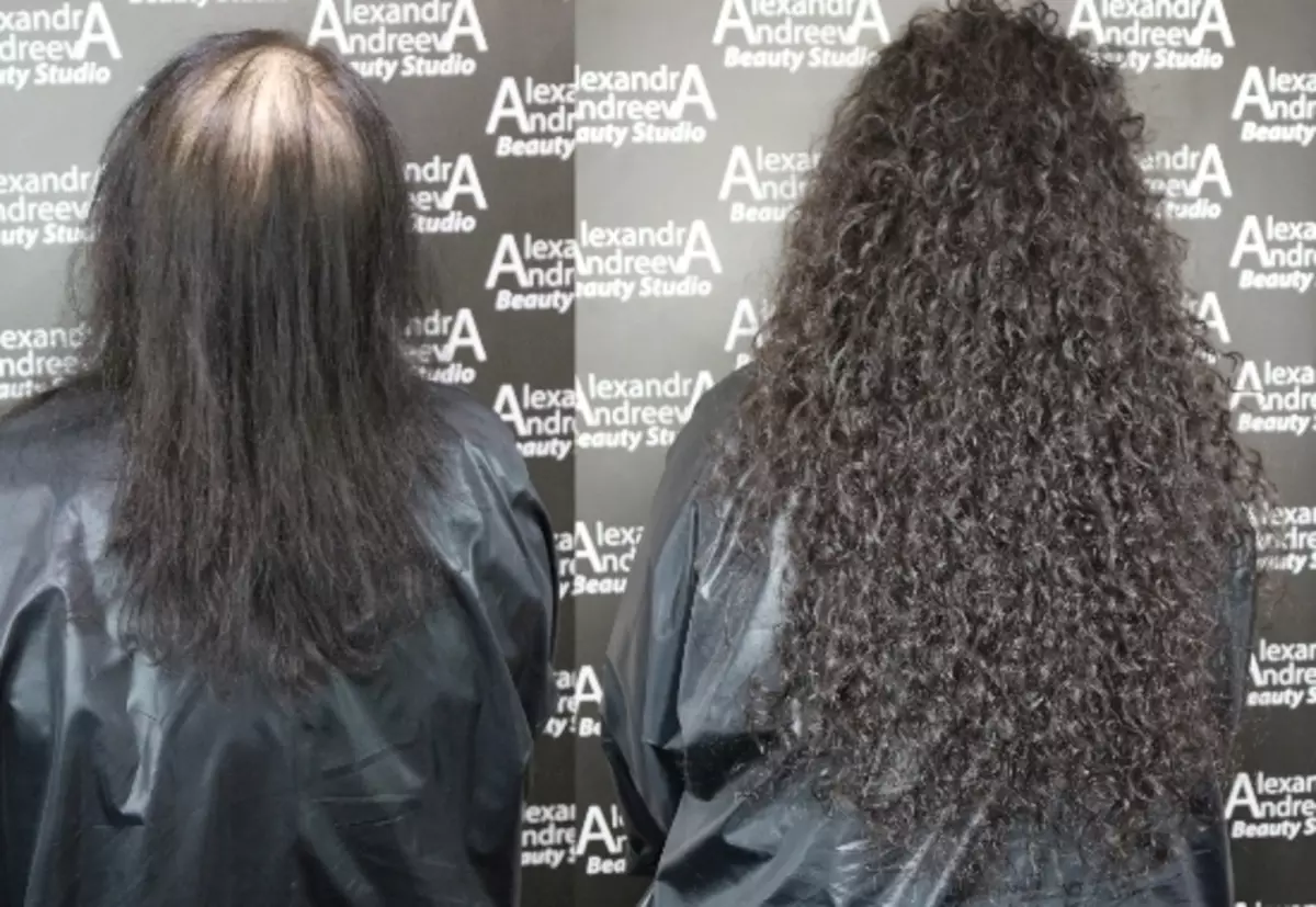 Extensões de cabelo microcapsular (20 fotos): Escolha microcápsulas para cabelos curtos ou longos, características do cabelo eslavo com corte de cabelo, comentários 5499_19