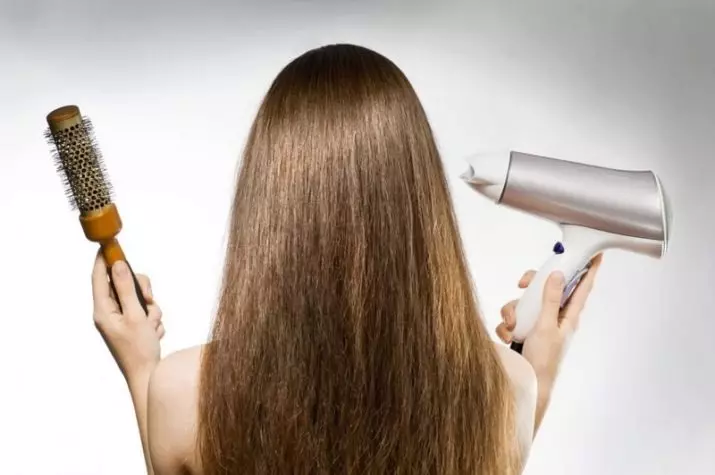 具有廣泛髮型的髮型（44張）：如何用吹風機在家裡鋪設長而短的毛髮？製作捲髮和捲曲 5517_14