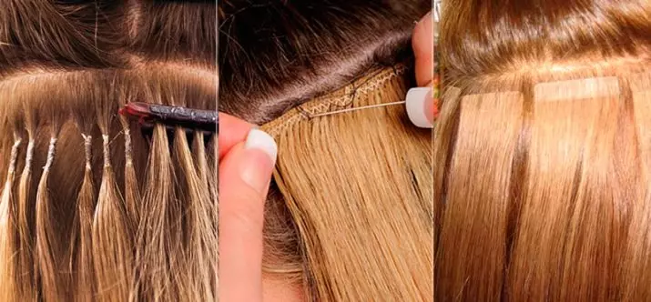 A kiterjedt haj korrekciója: miután mennyire és milyen gyakran kell csinálnia a hajbővítményeket? Hogyan van a korrekció? 5520_4
