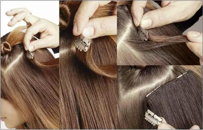 Hajhosszabbítások a térfogathoz (21 fotók): A vastagság nélküli vastagságú vastagságú hajhosszabbítás jellemzői. Lehet-e rövid és közepes hajat építeni? 5522_21