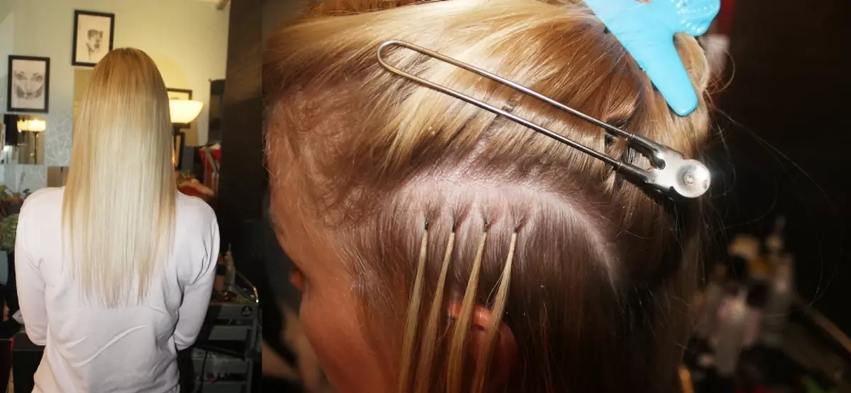 Hacim için Saç Uzantıları (21 Fotoğraf): Uzunluğu olmadan kalınlık için hacimsel saç uzatma özellikleri. Kısa ve orta saçlar inşa etmek mümkün mü? 5522_4