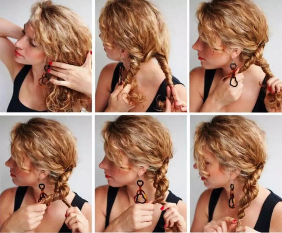 Long Hair Curls (52 zdjęcia): Tworzenie kudrey w domu, piękne sposoby położenia kręcone włosy bez grzywki i z nią 5537_51