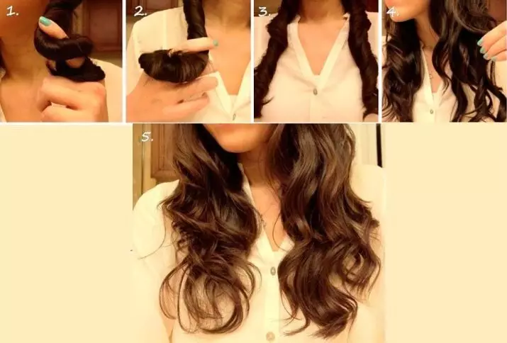 بڑے curls (58 تصاویر): طویل اور مختصر بال پر خوبصورت لہروں کو کیسے بنائیں؟ درمیانے لمبائی بال کے ساتھ بڑے curls لڑکیوں بنائیں 5547_43
