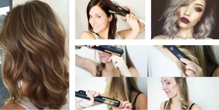 Por el que la plancha sobre el cabello medio (47 fotos): cómo hacer peinados utilizando una plancha o un rizo cónica? Ejemplos de peinados con volumen 5552_23