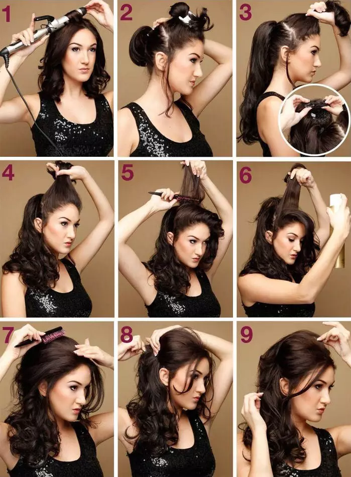 Локони набік (38 фото: як зробити зачіску з локонами на одну сторону, види укладок 5556_31