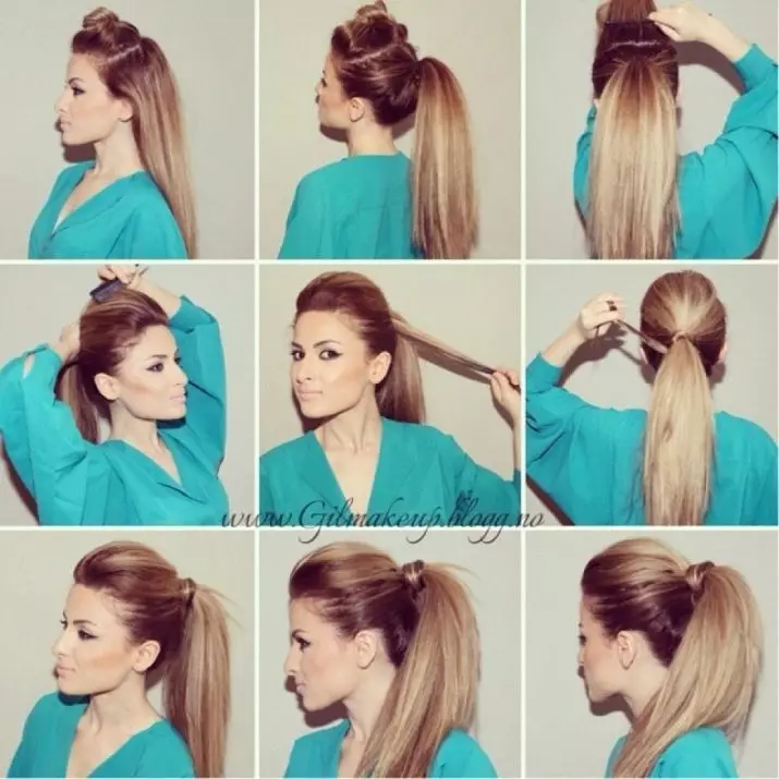 ایک بالوں کو کیسے بنائیں؟ 63 تصاویر: گھر میں اپنے آپ کو کیا کر سکتے ہیں؟ طویل بال کے لئے ایک خوبصورت بالوں کے لئے قدم کی طرف سے کس طرح قدم اٹھائیں؟ 5570_25