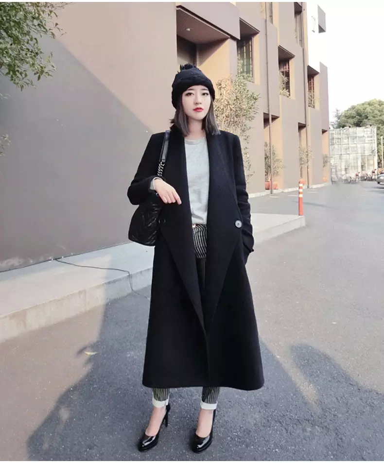 Rovný kabát (86 fotek): ženský nátěr přímého řezu, bez límce, s jakým nosit, od dvacivého, dlouhého, krátkého, trendy 2021, s límcem 559_36