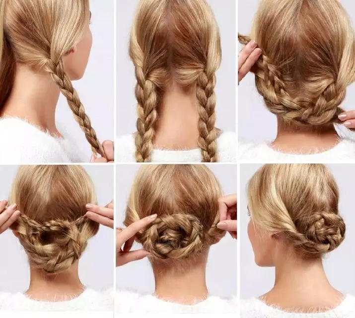 Hairstyles para sa Gymnastics (29 mga larawan): Paano gumawa ng magandang hairstyle gymnasts upang maisagawa? 5601_14