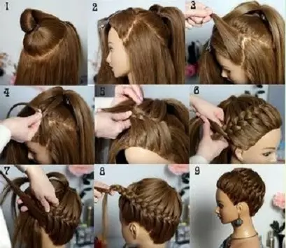 Kapsels voor gymnastiek (29 foto's): Hoe maak je een prachtige hairstyle gymnasts om te presteren? 5601_22