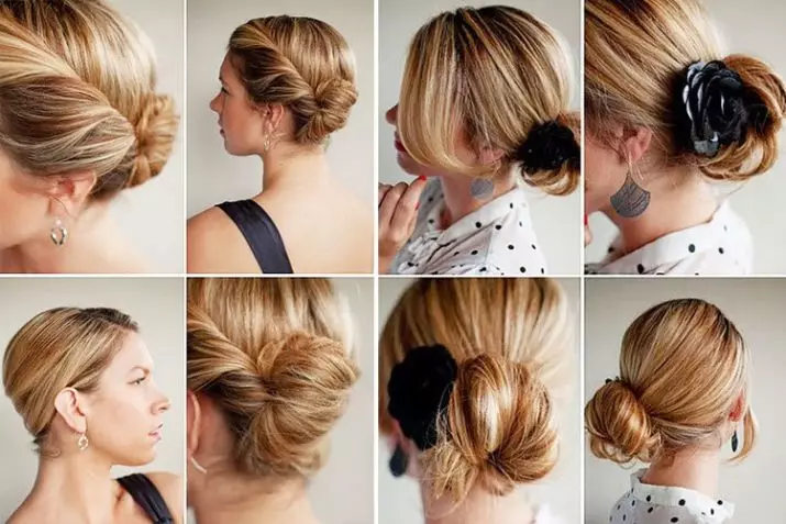 Grčka frizura za dugu kosu (45 fotografija): Kako napraviti lijepe frizure u grčkom stilu s vlastitim rukama? Večer polaganje s valjkom korak po korak 5623_39