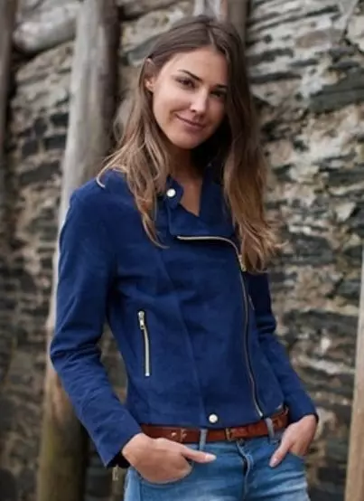스웨이드 코트 (64 장의 사진) : 스웨이드 하에서 스판덱스에서 여성용 코트, 자연 스웨이드에서 레이저 가공, 청소 방법 568_22