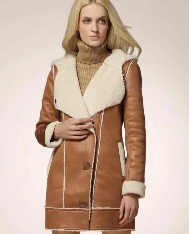 스웨이드 코트 (64 장의 사진) : 스웨이드 하에서 스판덱스에서 여성용 코트, 자연 스웨이드에서 레이저 가공, 청소 방법 568_35